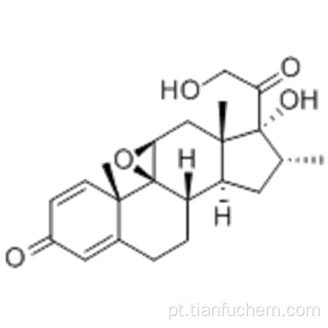 Pregna-1,4-dieno-3,20-diona, 9,11-epoxy-17,21-dihydroxy-16-methyl -, (57187072,9b, 11b, 16a) - CAS 24916-90-3